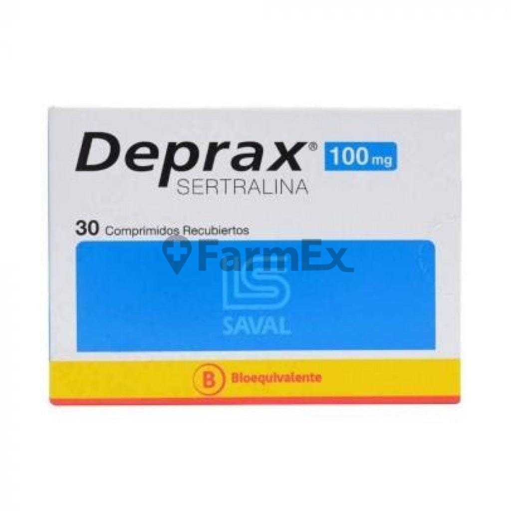 Deprax 100 mg x 30 comprimidos susc-1 de 6 meses Farmex-Suscripciones-Persistente